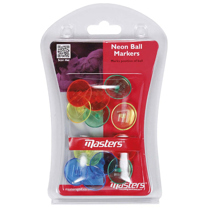 Masters Neon Ball Markers (12 Pack)