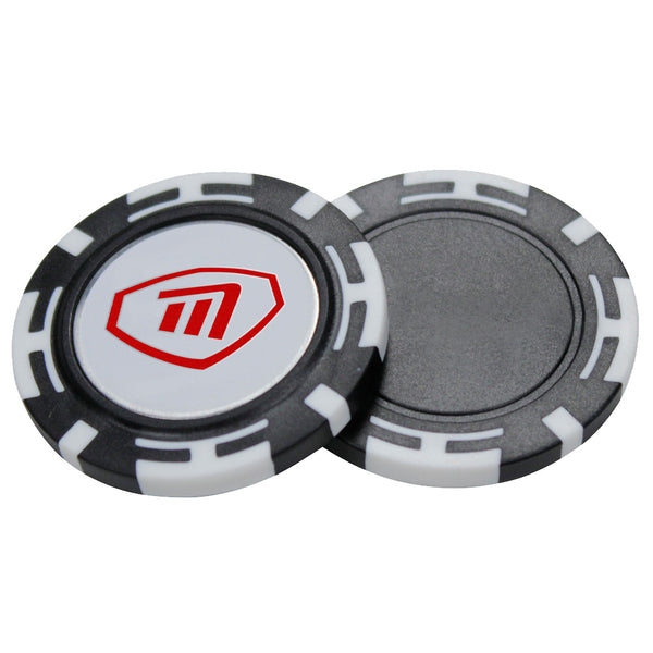 Masters Poker Chip with Magnetic Ball Marker