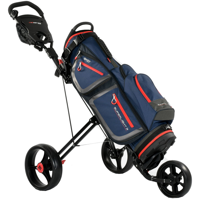 Masters Superlight 7 Cart Bag - Navy/Red