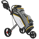 Masters Superlight 9 Cart Bag - Grey/Yellow