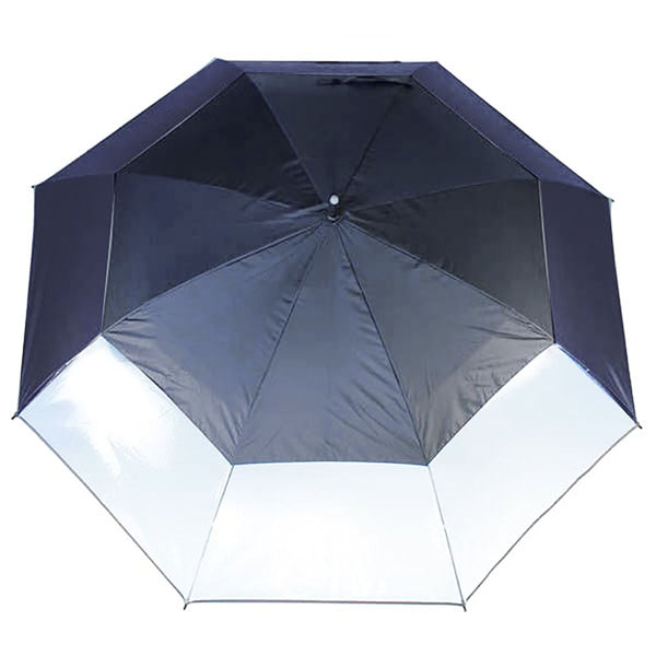TourDri Clear Panel UV Coated Umbrella - Navy