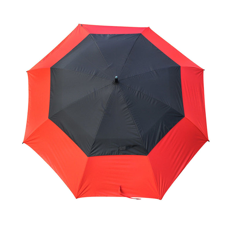 TourDri Gust Resistant Umbrella - Black/Red