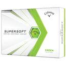 Callaway Supersoft Golf Balls - Matte Green - 12 Pack