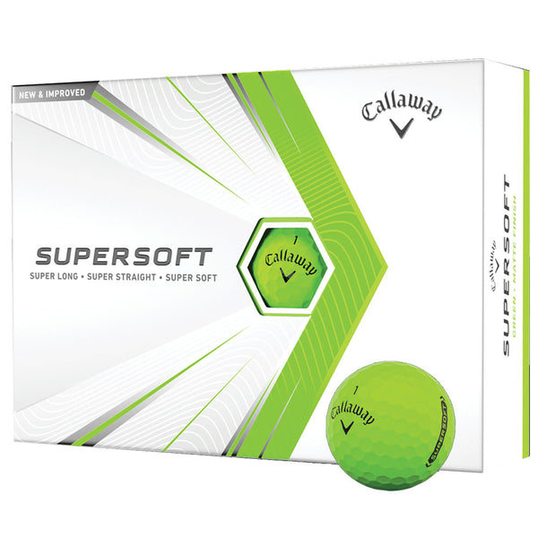 Callaway Supersoft Golf Balls - Matte Green - 12 Pack