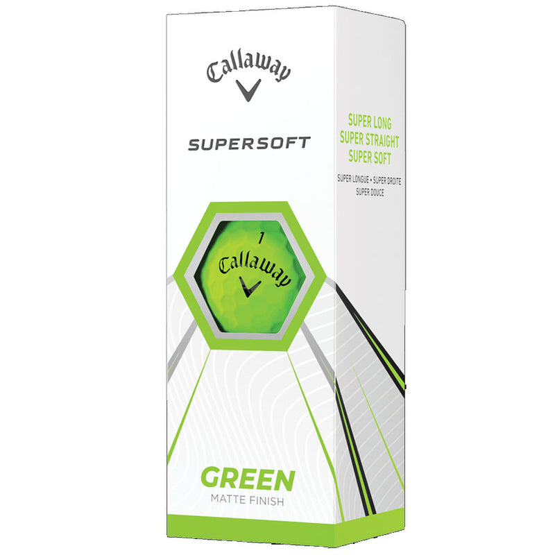 Callaway Supersoft Golf Balls - Matte Green - 12 Pack