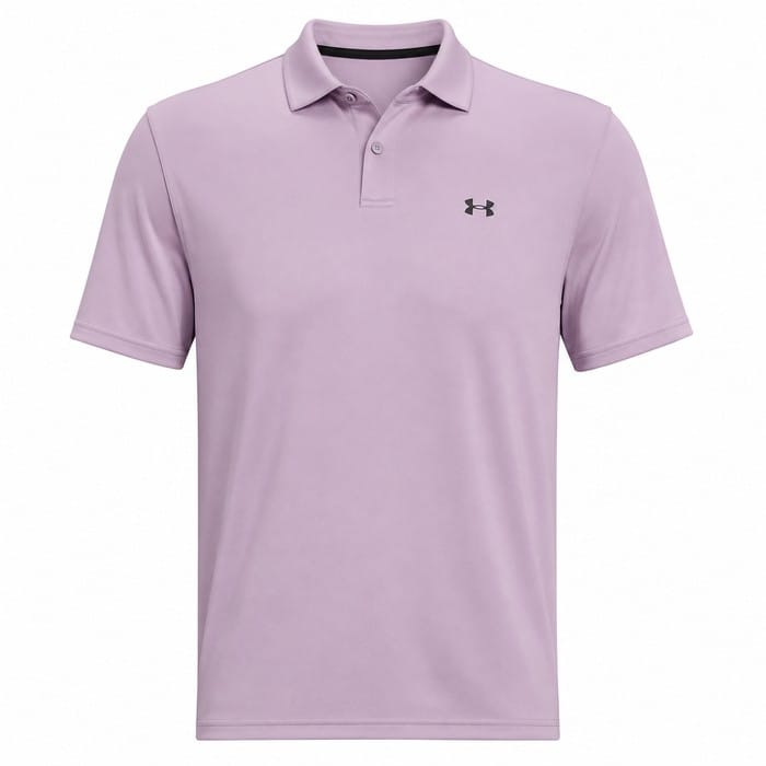 Under Armour T2G Pique Polo Shirt - Mauve Pink/Black