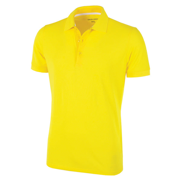 Galvin Green Max  Polo Shirt - Yellow