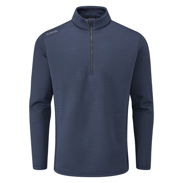 Ping Mellor 1/2 Zip Sweater - Oxford Blue