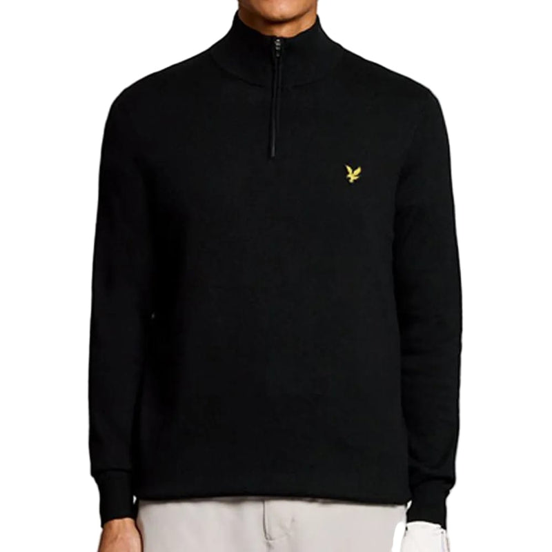 Lyle & Scott Golf 1/4 Zip Jumper - Jet Black