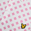 Lyle & Scott Golf Argyle Print Polo Shirt - White