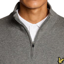 Lyle & Scott Golf Quarter Zip Jumper - Mid Grey Marl