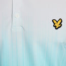 Lyle & Scott Golf Gradient Polo Shirt - Aquamarine Blue