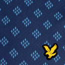Lyle & Scott Golf Argyle Print Polo Shirt - Navy Peony