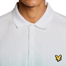 Lyle & Scott Golf Gradient Polo Shirt - Aquamarine Blue