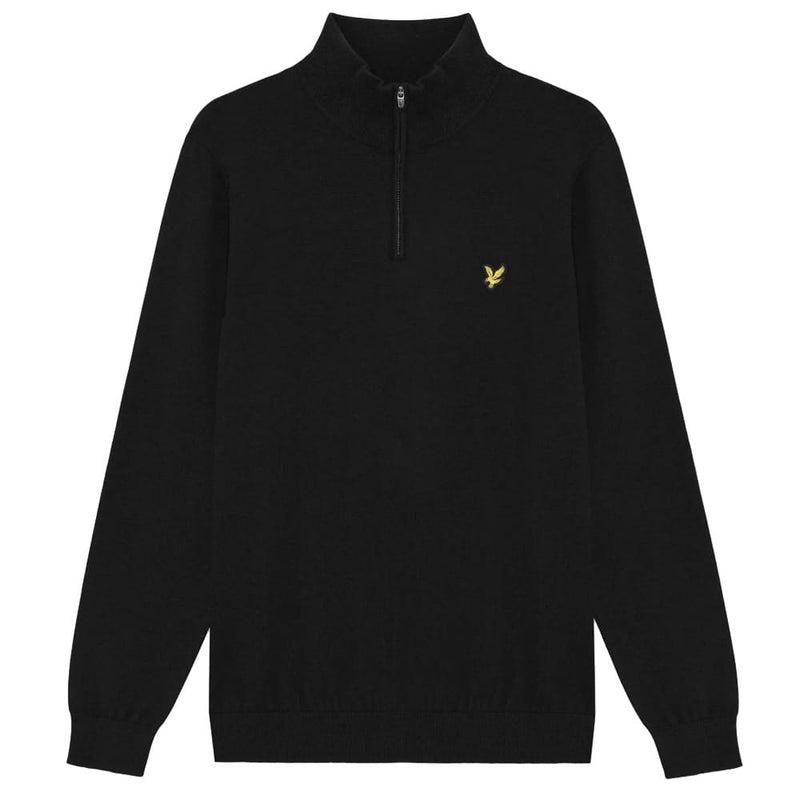 Lyle & Scott Golf 1/4 Zip Jumper - Jet Black