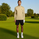 Lyle & Scott Golf Core Quarter Zip Midlayer - Mojave