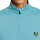 Lyle & Scott Golf Core Quarter Zip Midlayer - Aquamarine Blue
