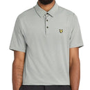 Lyle & Scott Golf Microstripe Polo Shirt - Cactus Green/Soft Grass