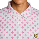 Lyle & Scott Golf Argyle Print Polo Shirt - White