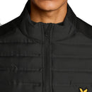 Lyle & Scott Hybrid Quilted Full Zip Golf Gilet - Jet Black