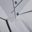 Lyle & Scott Golf Geometric Print Polo Shirt - Ultimate Grey