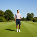 Lyle & Scott Golf Argyle Print Polo Shirt - White