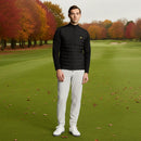 Lyle & Scott Hybrid Quilted Full Zip Golf Jacket - Jet Black