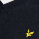 Lyle & Scott Golf V Neck Light Weight Vest - Dark Navy