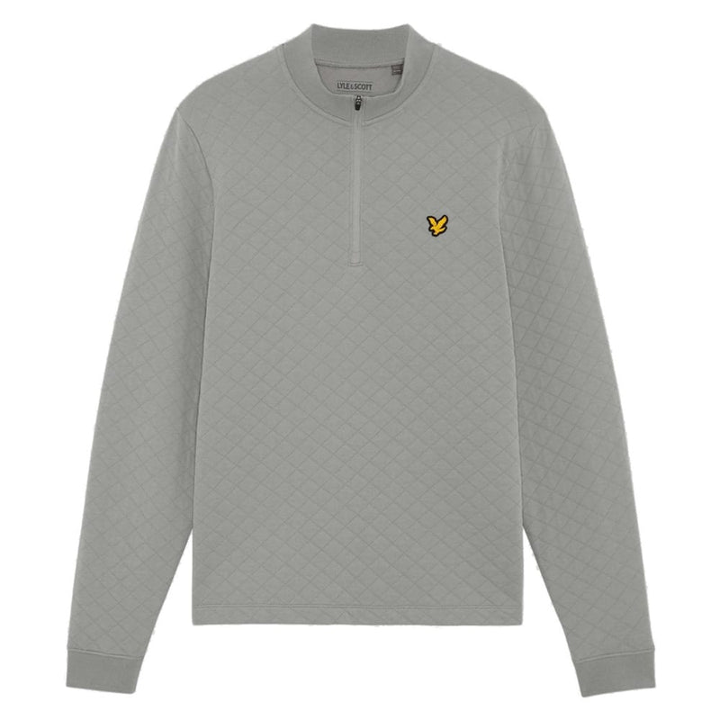 Lyle & Scott Golf Quilted 1/2 Zip Midlayer - Ultimate Grey
