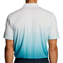 Lyle & Scott Golf Gradient Polo Shirt - Aquamarine Blue