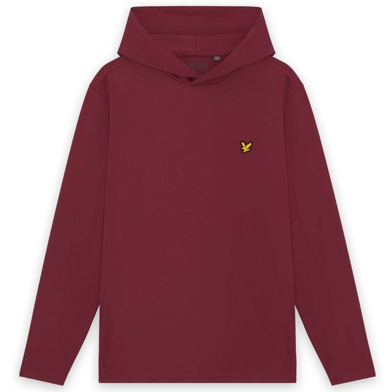 Lyle & Scott Golf Core Midlayer Hoodie - Plum