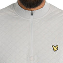 Lyle & Scott Golf Quilted 1/2 Zip Midlayer - Ultimate Grey
