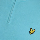 Lyle & Scott Golf Quarter Zip Jumper - Aquamarine Blue