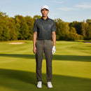 Lyle & Scott Golf Geometric Print Polo Shirt - Jet Black