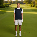 Lyle & Scott Golf V Neck Light Weight Vest - Dark Navy