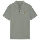Lyle & Scott Golf Microstripe Polo Shirt - Cactus Green/Soft Grass