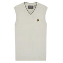 Lyle & Scott Golf V Neck Light Weight Vest - Cloud