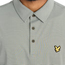 Lyle & Scott Golf Microstripe Polo Shirt - Cactus Green/Soft Grass
