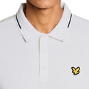 Lyle & Scott Golf 1874 Tipped Tech Polo Shirt - White