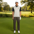 Lyle & Scott Golf V Neck Light Weight Vest - Cloud