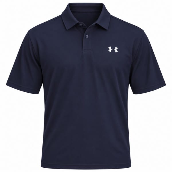 Under Armour T2G Pique Polo Shirt - Midnight Navy/White