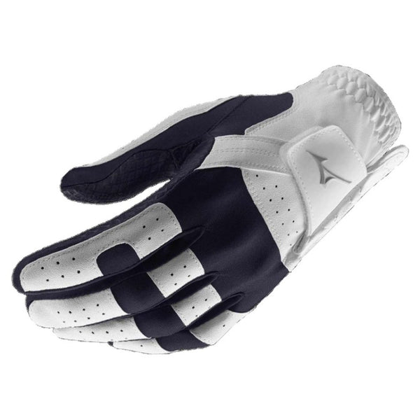 Mizuno Ladies Stretch Gloves - White/Navy
