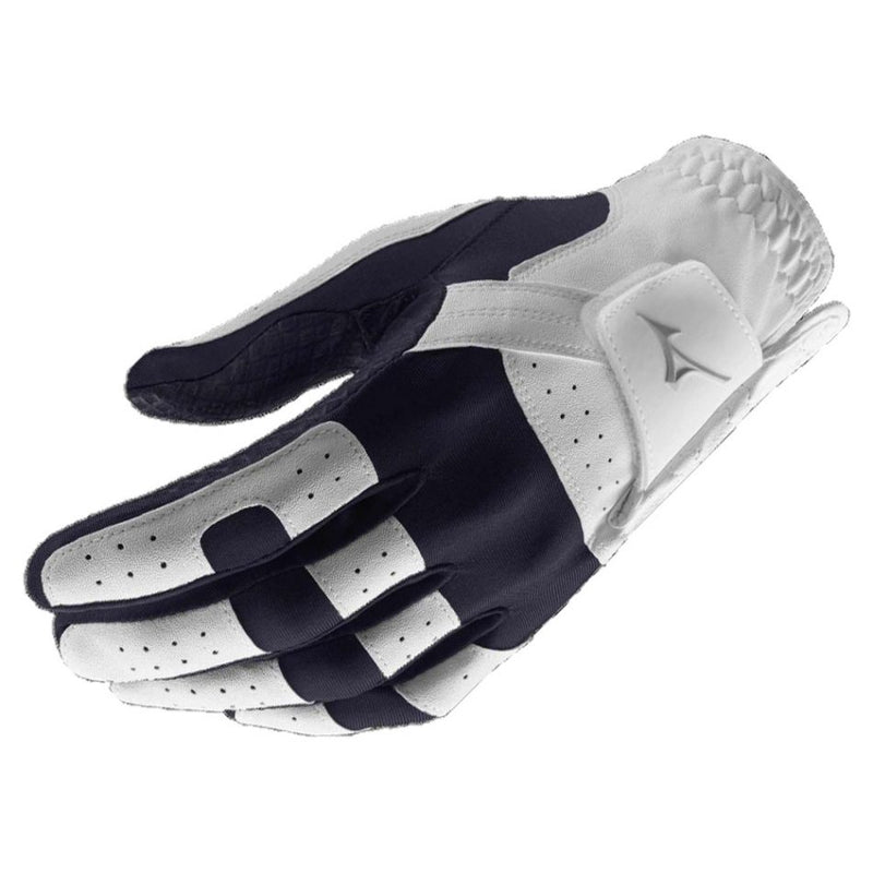 Mizuno Ladies Stretch Golf Gloves - White/Navy