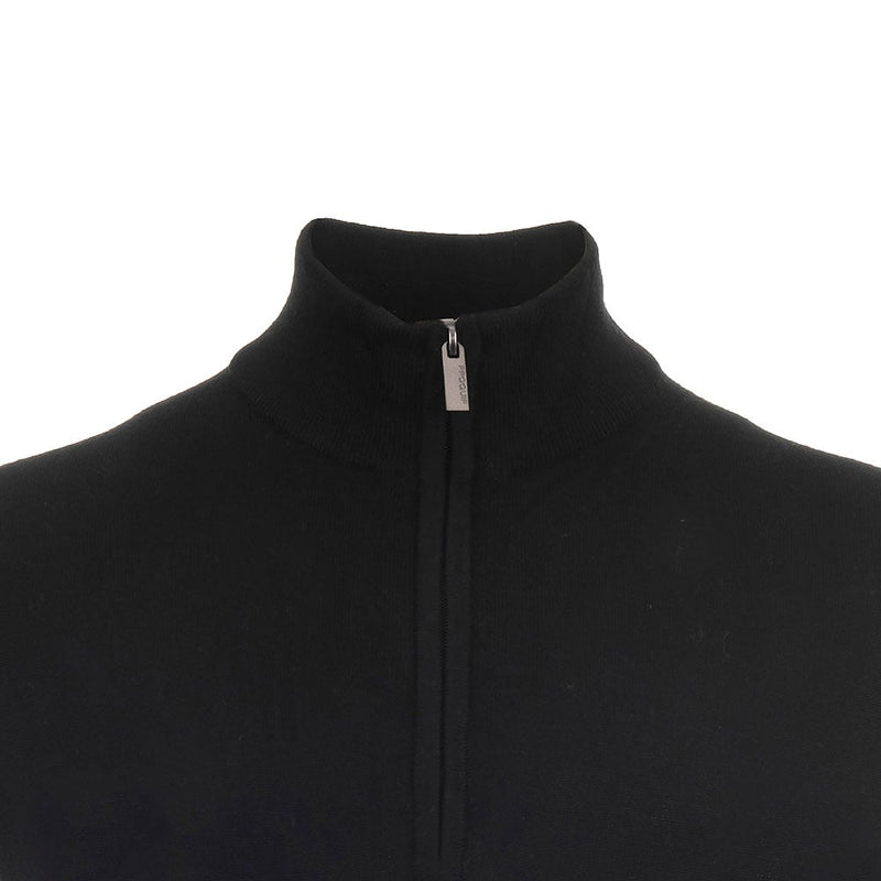 ProQuip Merino 1/2 Zip Sleeveless Slipover - Black