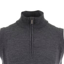 ProQuip Merino 1/2 Zip Sleeveless Slipover - Grey