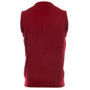 ProQuip Merino V-Neck Sleeveless Slipover - Red