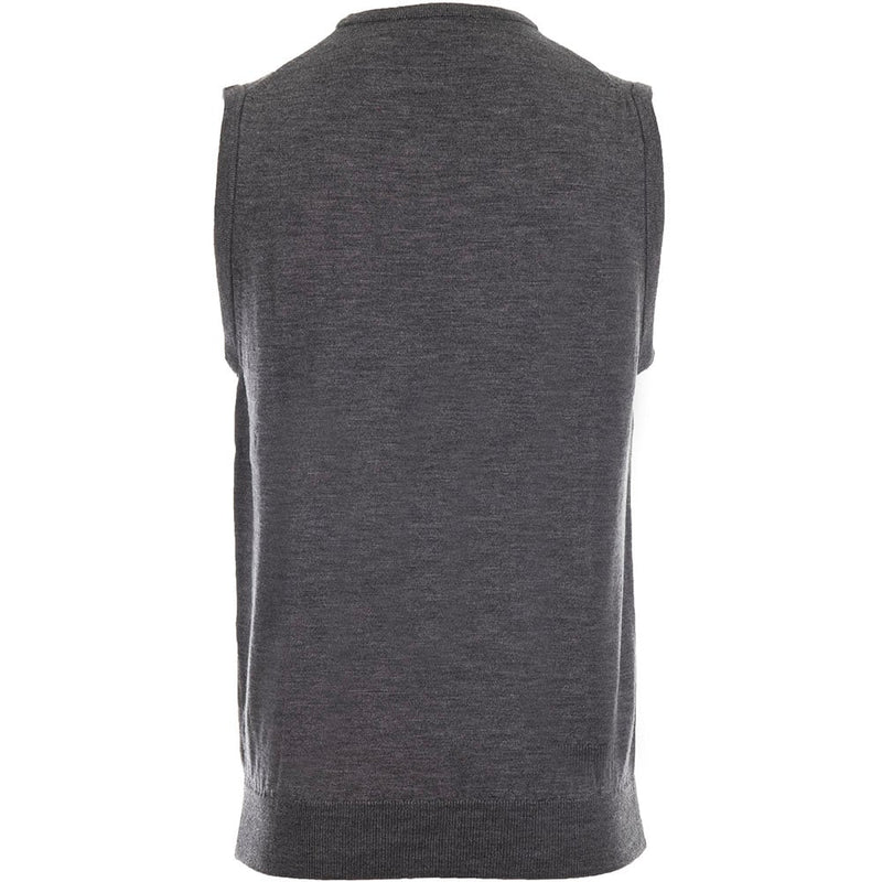 ProQuip Merino V-Neck Sleeveless Slipover - Grey
