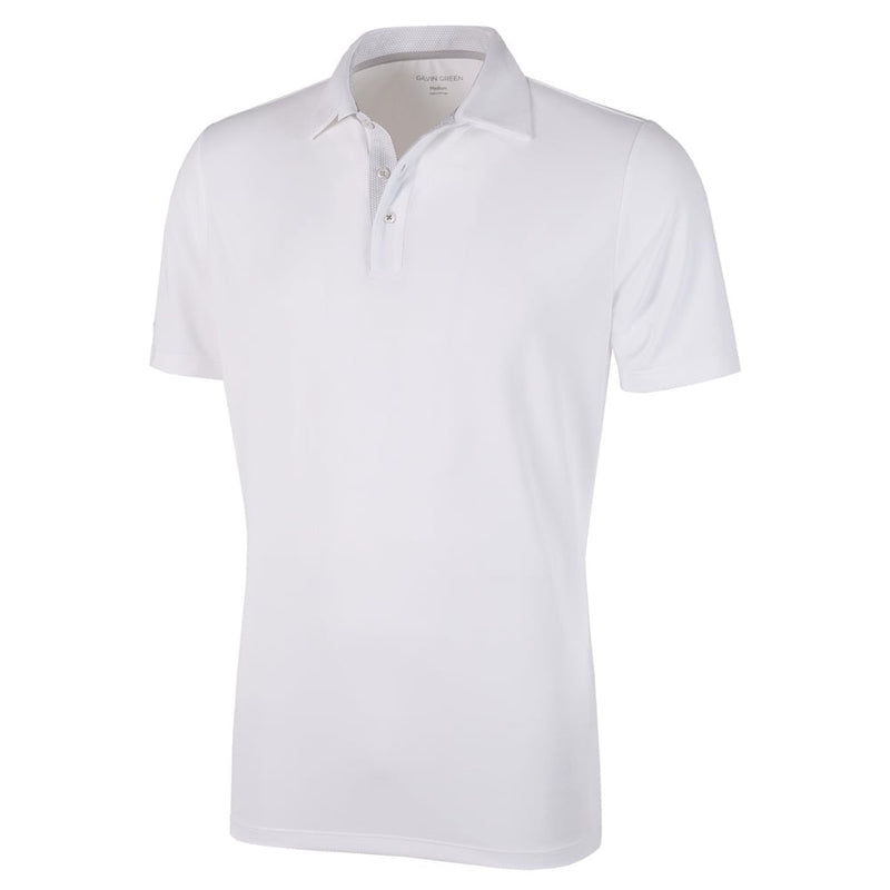 Galvin Green Milan Polo Shirt V8+ - White