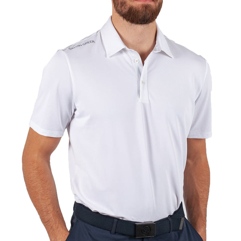 Galvin Green Milan Polo Shirt V8+ - White