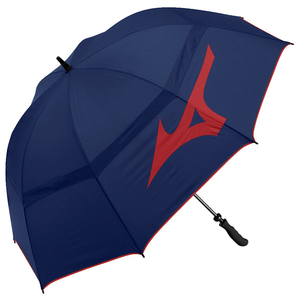 Mizuno 68" Tour Vented Double Canopy Umbrella - Navy/Red